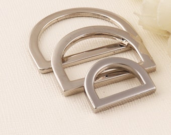 D ringen, Heavy Duty D ring, ronde ringen, metalen D ringen, D ringen singelband en lederen Craft, D ringen gespen voor tas