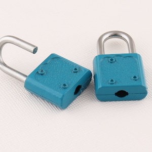 Blue box lock,  6set Jewelry box lock, 33mm Clutch lock, Twist lock, Latch lock, Padlock with keys, Buckle locks
