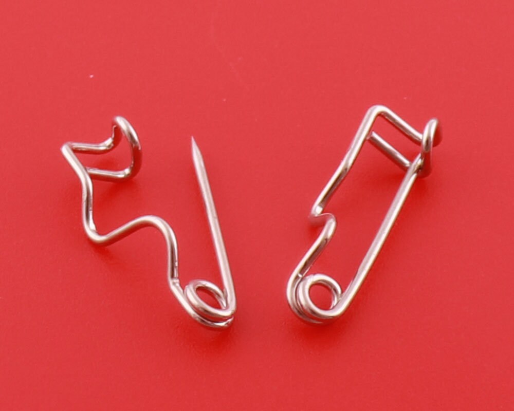 Silver Safety Pins,369 Mm Safety Pins Kilt Pins,craft Supplies Metal Safety  Pin for Clothes Decorations Creative Crafting 50 Pcs 