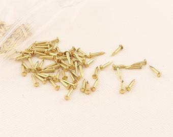 500pcs Wood screws, Small screws,Vintage screws,8mm Slotted screws,Leather screws, Hinge screws,Flat Head Screws