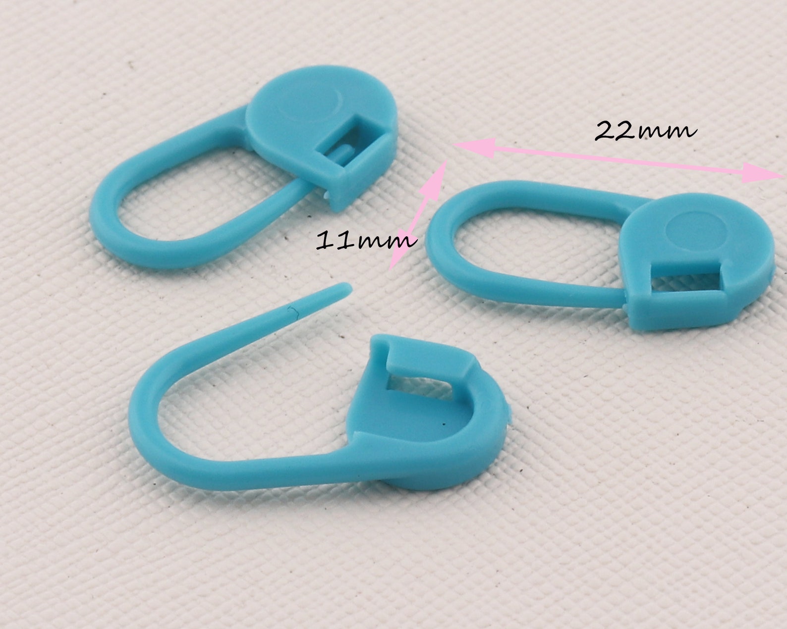 Plastic Safety Pins/knitting Markers/ Locking Stitch Markers Etsy