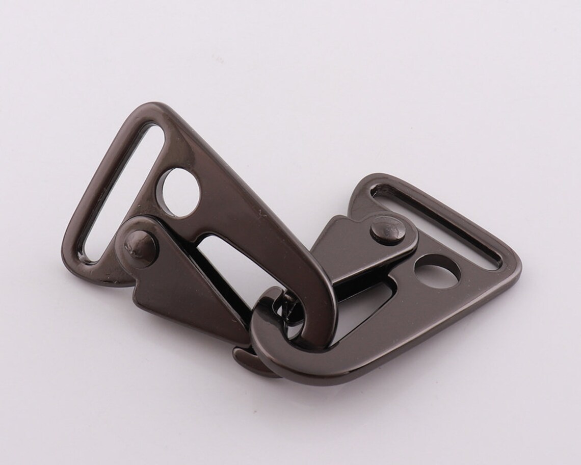 thumbnail image 2 of TMGP 12-Pack Gunmetal Lobster Clasps – 18x39mm X-Large With Swivel Clip, Steel 2 of 4