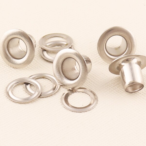 Silver Grommets Etsy