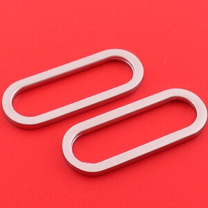 8PCS  Metal O Buckle,O Shape Rings,belt loop,Oval Purse Ring,Purse Strap Ring,Handbag Hardware,Purse Hardware,Handbag Ring-1-1/2&quot;（38mm）