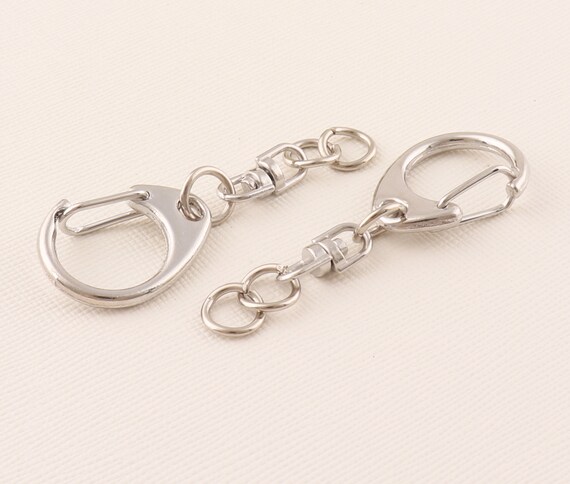 Silver Clasp Ring, Chain Clasp,silver Clasp,18mm Key Chain Clasp
