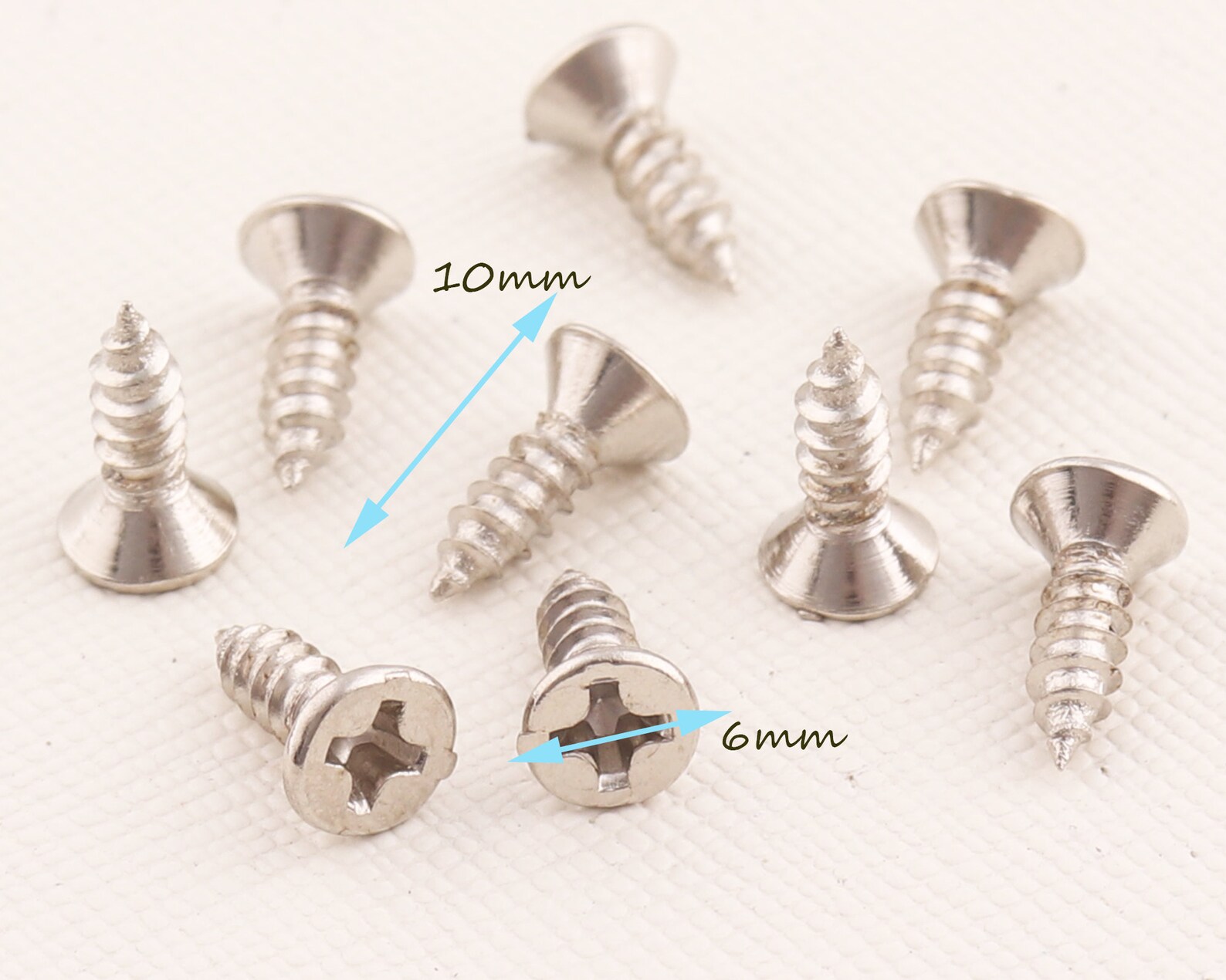Wood Screws/cross Head Decorative Screws/silver Wood Etsy