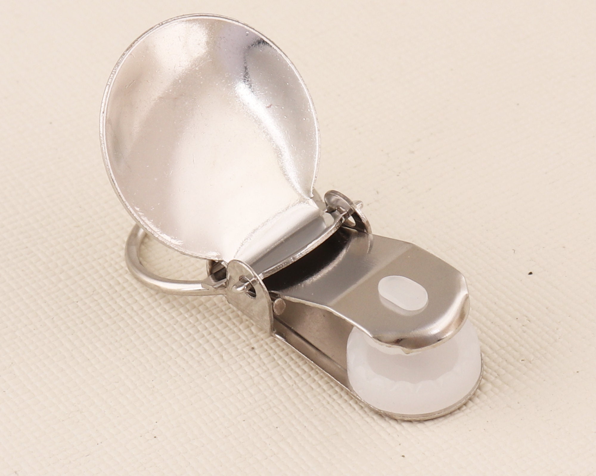 Metal Round Pacifier Clipsuspender Clipsround Face Clip for Etsy