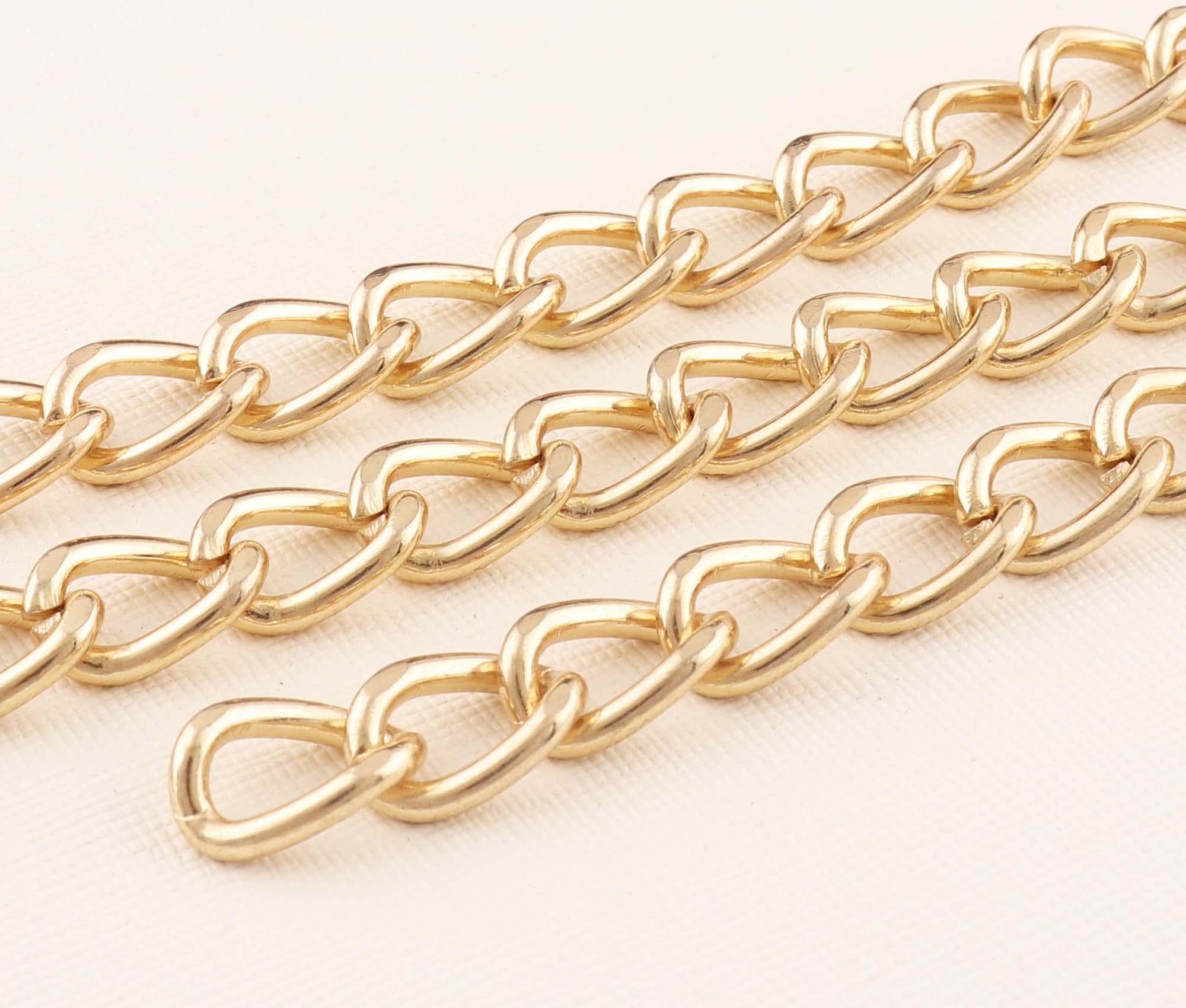 Light Gold purse chain strapBag chainReplacement chainHeavy Etsy
