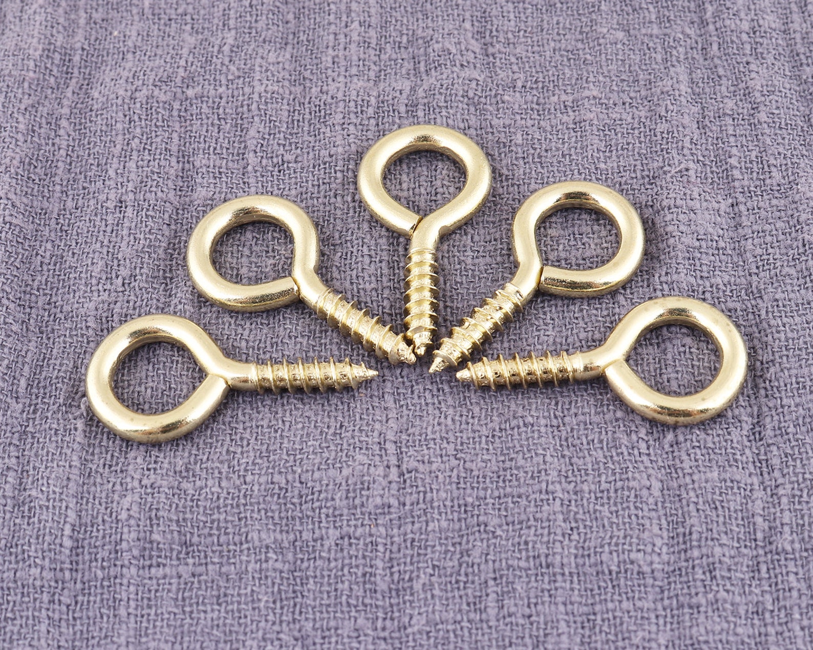 Gold Screw Eye Bails 50pcs Eye Loops Screws15mm Small Screw Etsy