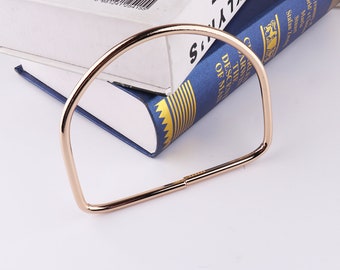 10cm Purse frame, Wallet frame, , 1pcs Light gold metal purse frame, Metal purse clasp for Wallet