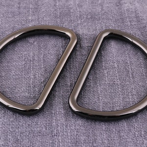 45mm Heavy Duty D Ring D-ring , 6pcs Metal D rings, D-rings, Purse ring strap D ring,D rings buckles for bag