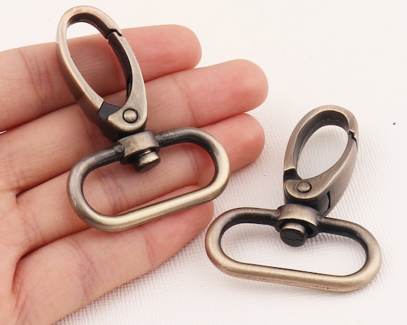 Swivel Lanyard Snap Hooks, Metal Rotating Lobster Clasp Connector,keychain  Clasp Hooks,push Gate Snap Hook30mm8pcs 