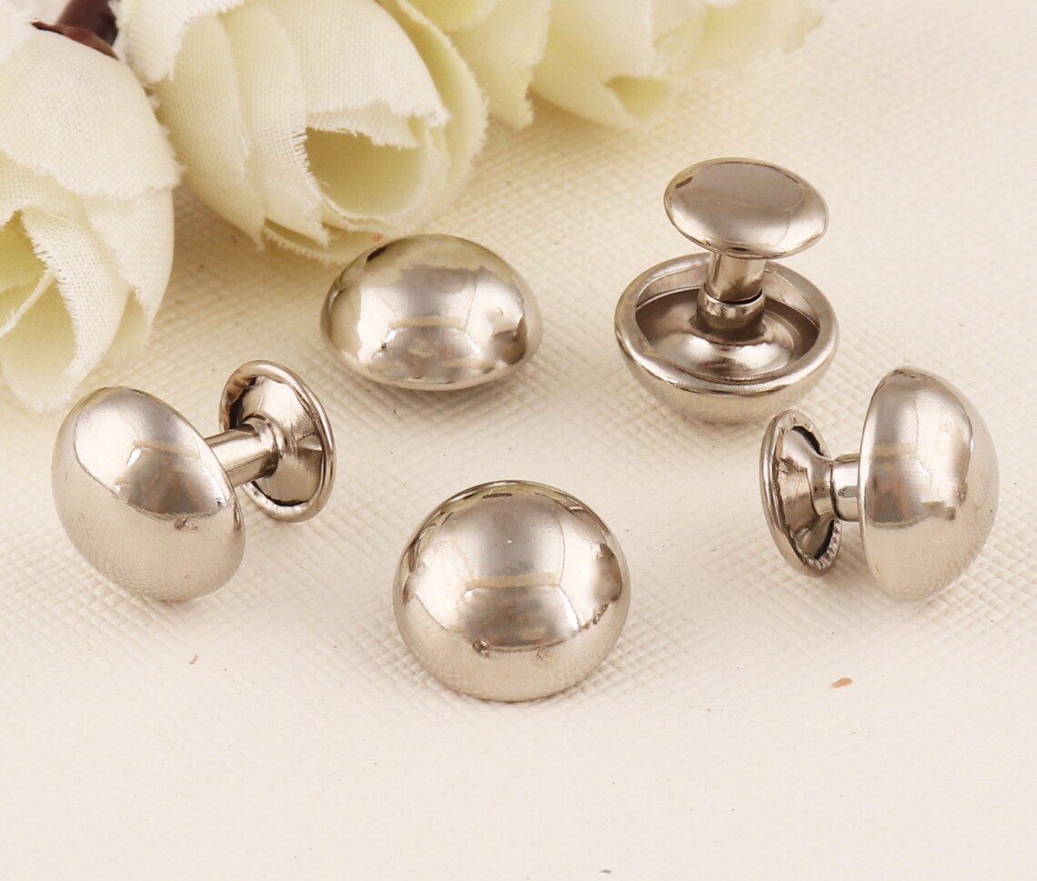 Decorative Rivetsrivets for Jewelryround Metal Flat Etsy