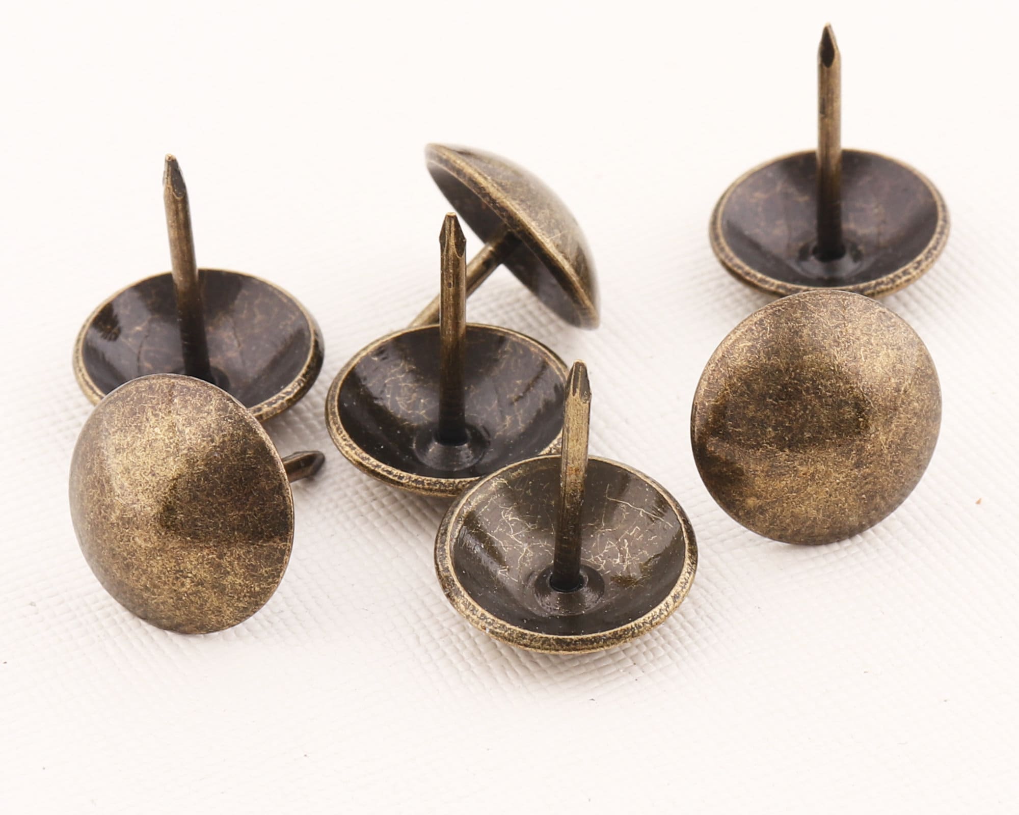 Gold Upholstery Tacks, 20mm Decorative Push Pins, 20pcs Furniture Tacks,  Thumb Tacks, Round Head Decorative Nails 