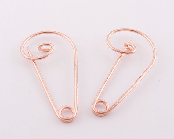 Rose Gold Safety Pin 24pcs Sewing Safety Pins56mm Decorative Etsy