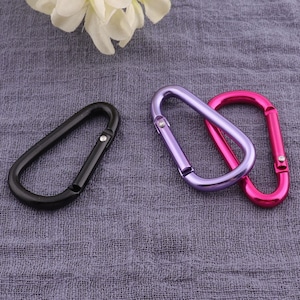 Aluminum carabiner,carabiner clips，8pcs personalized carabiner,Carabiner key chains,carabiner clasp,carabiner key ring