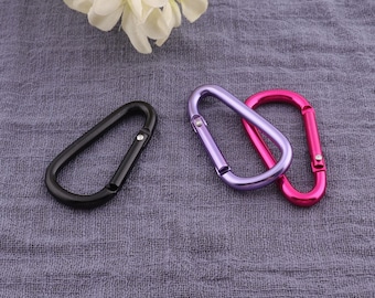 Aluminum carabiner,carabiner clips，8pcs personalized carabiner,Carabiner key chains,carabiner clasp,carabiner key ring