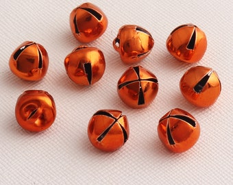 Dzwonki jubilerskie, dzwonki dzwonkowe, dzwonki świąteczne, 10 mm dzwonki dla zwierząt domowych, ozdoby świąteczne, dzwonki świąteczne, dzwonki metalowe — 150 szt.
