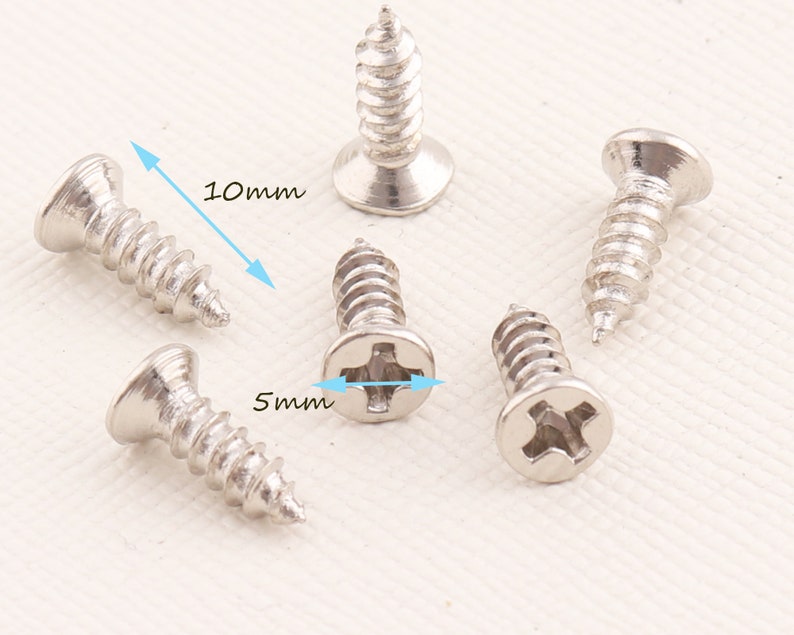 Flat Head Slotted Wood Screw/mini Tiny Machine Screw/wood Etsy
