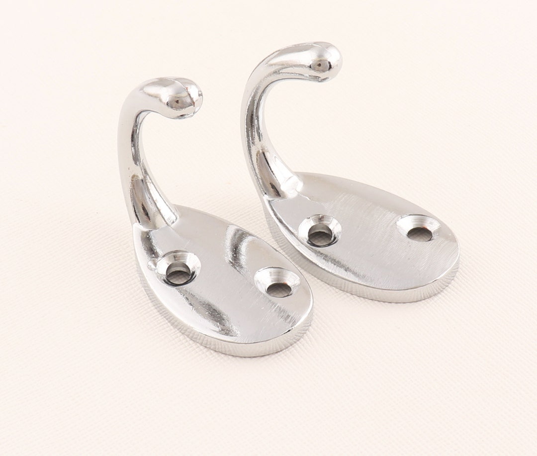 Silver Wall Hook Decorative Hooks 48mm Unique Hook 4PCS Etsy