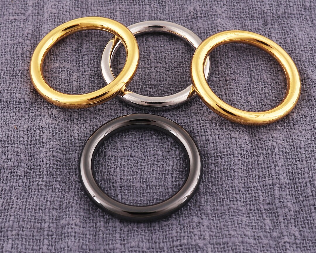 Gold/silver/gun Black Purse Ring, O Ring, Round Ring, Jump Rings