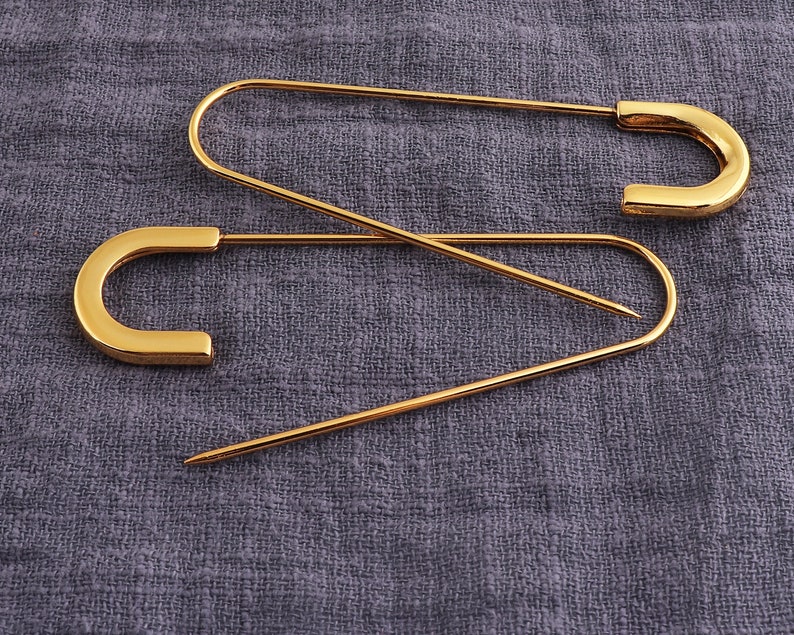 22mm Gourd Pin Pear Shaped Safety Pins Decorative Etsy