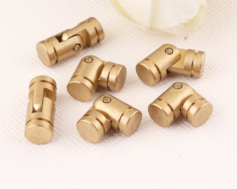 Light Gold Box Hinges 12mm Small Hinges 12pcs Vintage Hinges Etsy