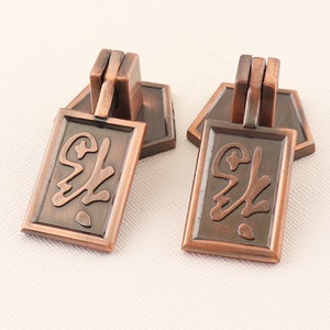 Red Copper Drawer pull,Dresser pulls,6cm pull handle,Round drawer pulls,Box pull,Pulls handles,Drop pull,Cabinet door pulls