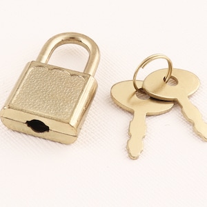 Mini Lock with Key,Small Locket for Box, Jewelry Box Lock,Lock and Key,Functional Lock,Mini Padlock & Key - Small Luggage Box Key-18mm*6set