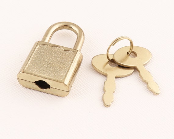 Mini Lock With Key,small Locket for Box, Jewelry Box Lock,lock and  Key,functional Lock,mini Padlock & Key Small Luggage Box Key-18mm6set 