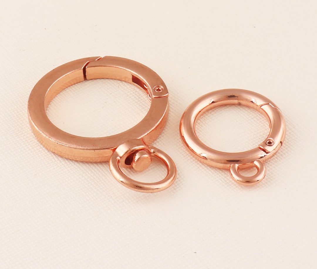 Oring for Bag,rose Gold Spring Gate Ring,metal O Ring,spring Ring