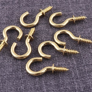 Silver Mini Eye Hooks, Screw Eye Bails Small Screw Eye Hook Screw Wholesale Screw  Eye Bails Eye Hook Pins in Different Size Jewelry Supply 