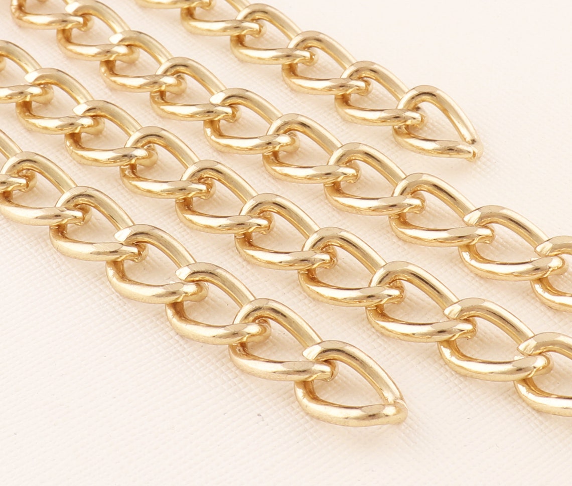 Light Gold purse chain strapBag chainReplacement chainHeavy Etsy