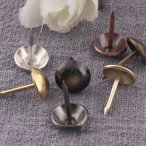 Silver/Gold Decorative tacks,Upholstery tacks,Push pins,Furniture tacks,Craft Supplies,Door nails,Furniture nails,Stud Nail-1/2&#39;&#39;