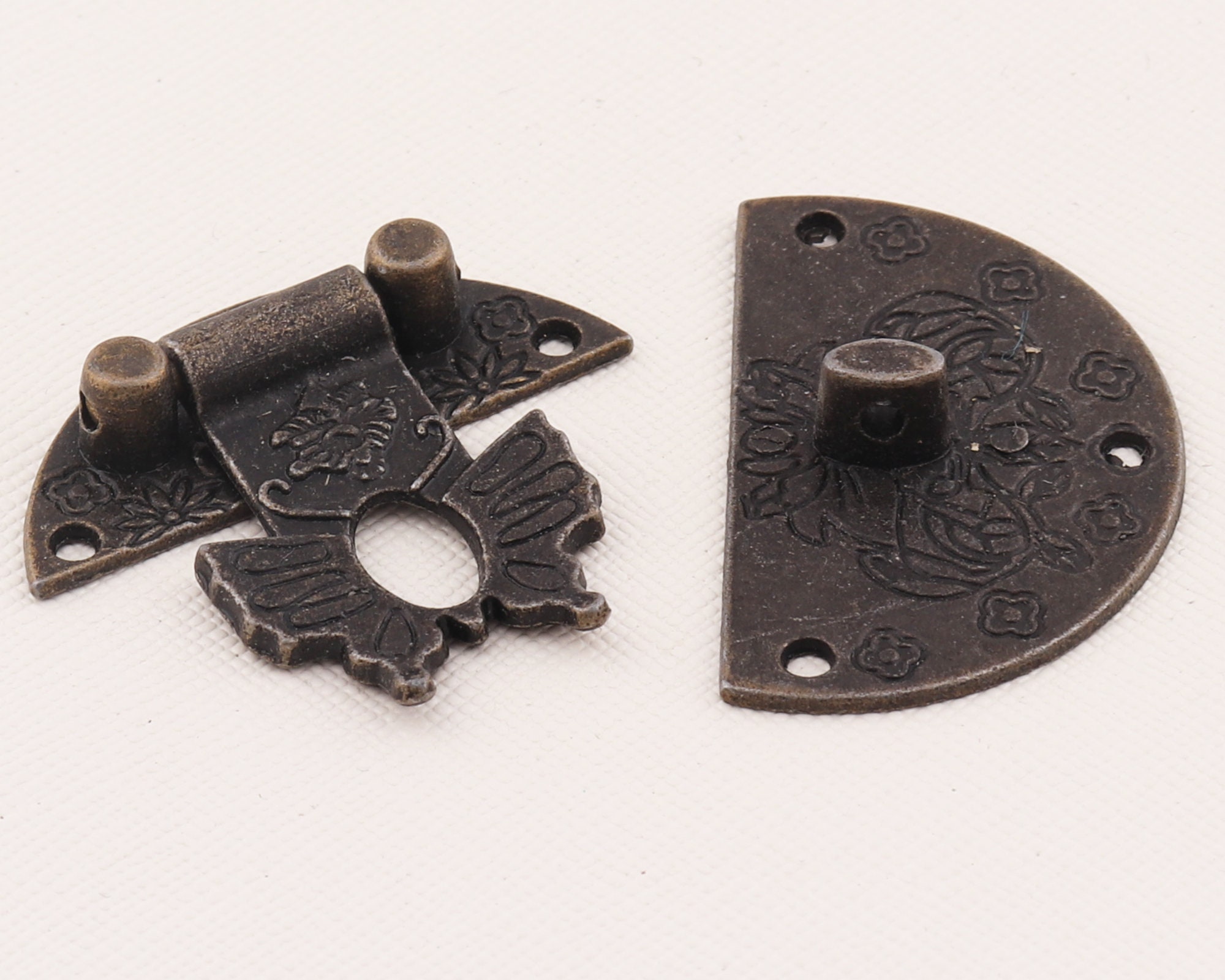 Box locks/Antique Bronze Ancient Jewelry Box Lock Catch Etsy