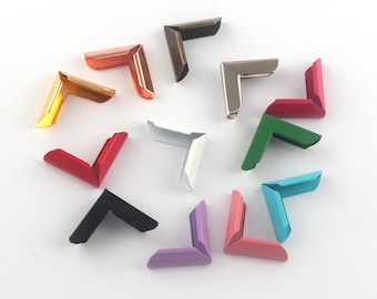 Colorful Corner protector,Decorative corner,book binding,photo corner,20mm Jewelry box corner,Box corner,Rose gold corner,Protective corners