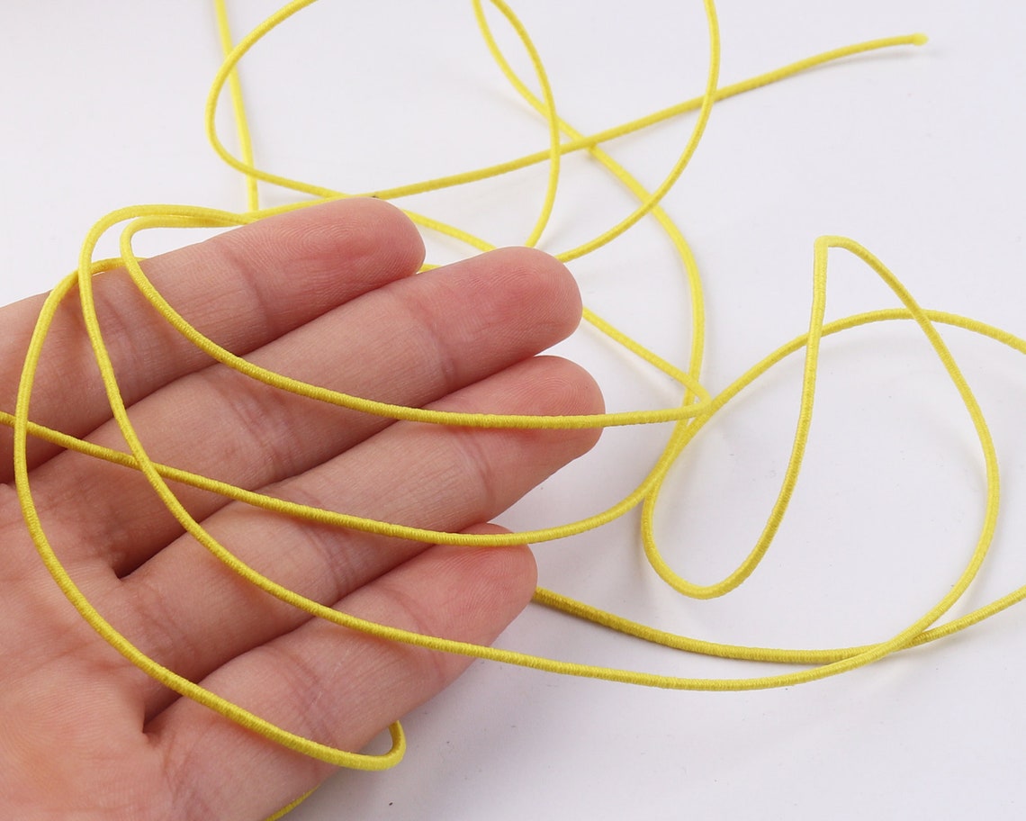 5Y Stretch cord Use for Sewing beading loops CraftsYellow Etsy