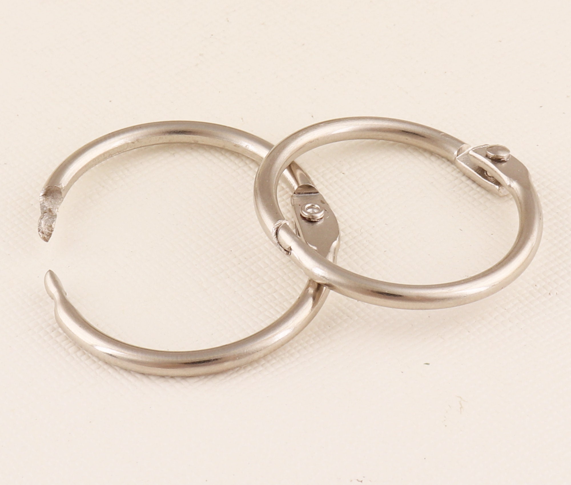 Silver Hinged Ringssnap Ringsround Ring Book Binder 25mm Etsy UK