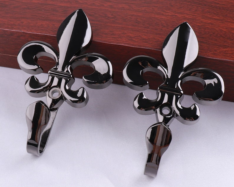 92mm Gunmetal Decorative Hookantique Curtain Tie Backs Etsy