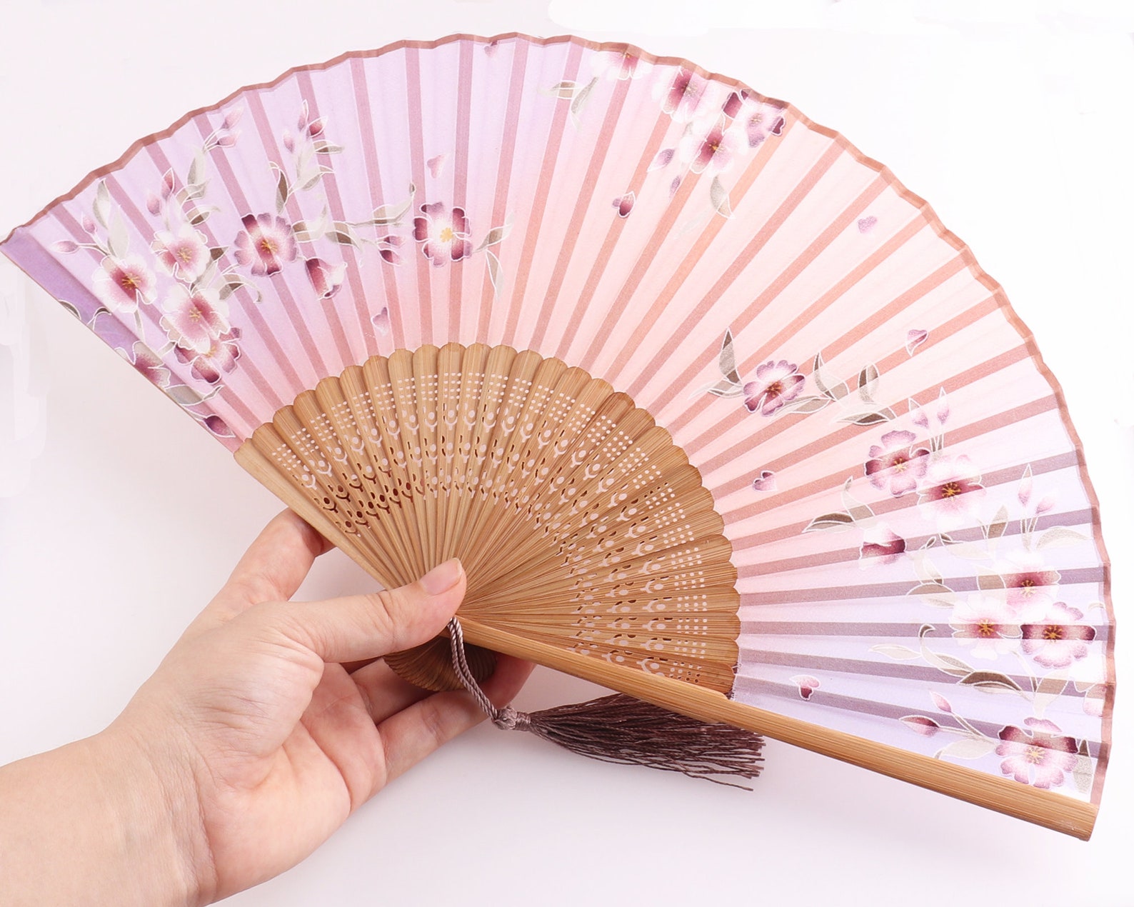 Hand Fan Large Folding Fans for Festivals Handpainted Etsy UK