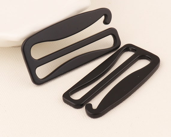 Bra Strap Slider G Hooks in Black, Bra Hook Clips Clasp for Bra