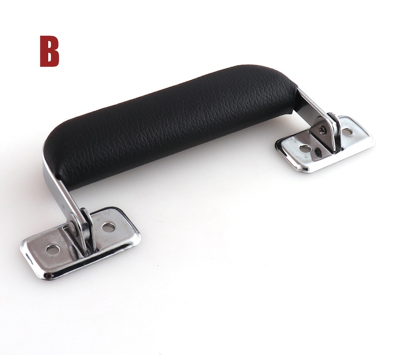 Leather Handle Luggage Case Handle Swivel Suitcase Handle Leather Handle For Briefcase Suitcase Handbag Box Drawer Puller Handle Furniture B