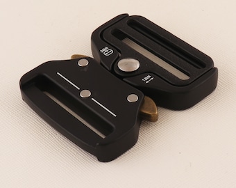 Metal Buckle Upgrade for Any Cat Collar or Dog Collar,Metal buckle,Side pressure Metal Buckles for bags-60mmx39mm