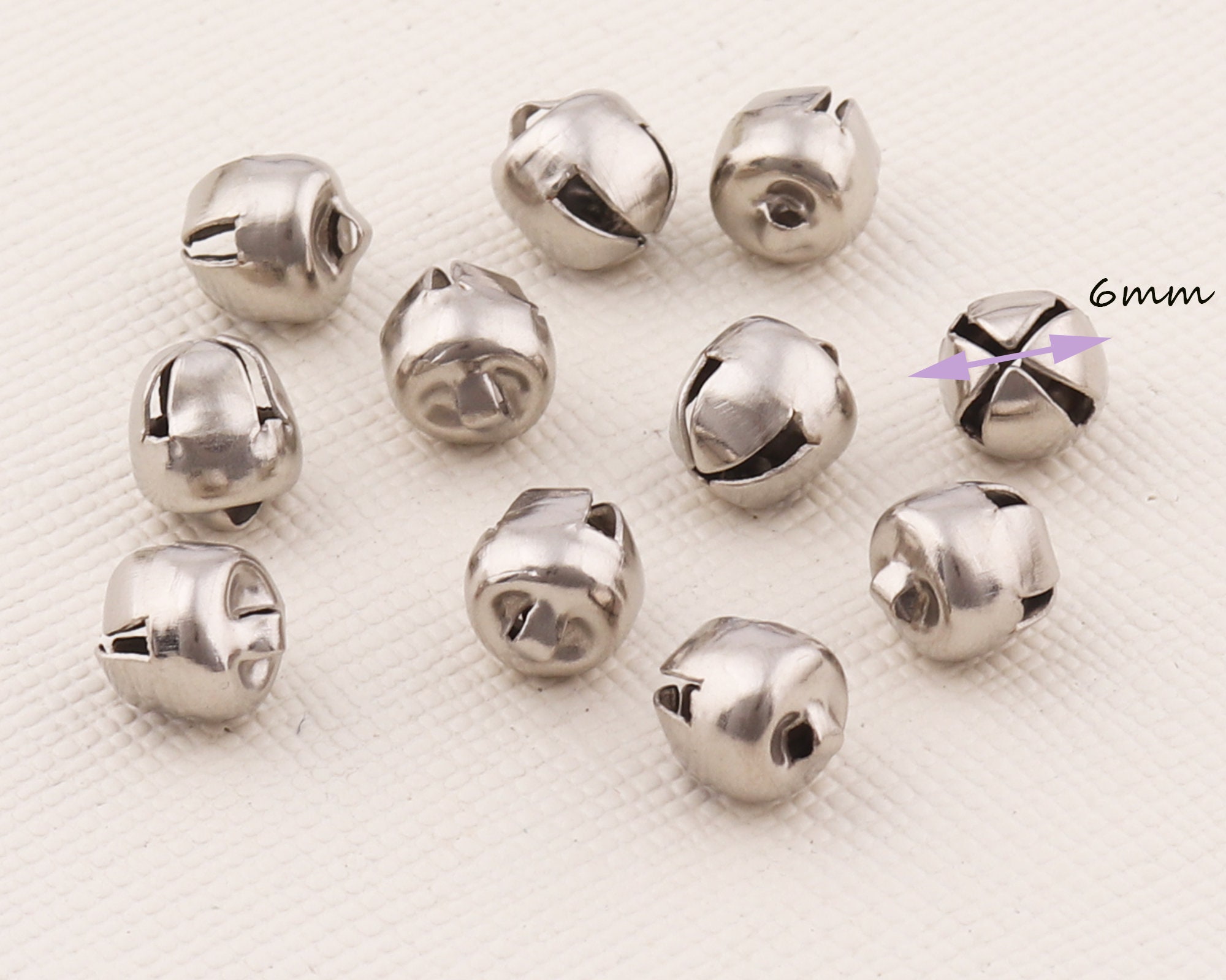 Small Bells, Mini Bells,bell Beads, Bells for Christmas, DIY Jewelry  Findings,jingle Bells,bells for the Holidays6mm300pcs 
