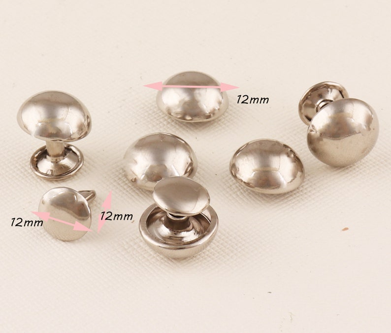 Decorative Rivetsrivets for Jewelryround Metal Flat Etsy