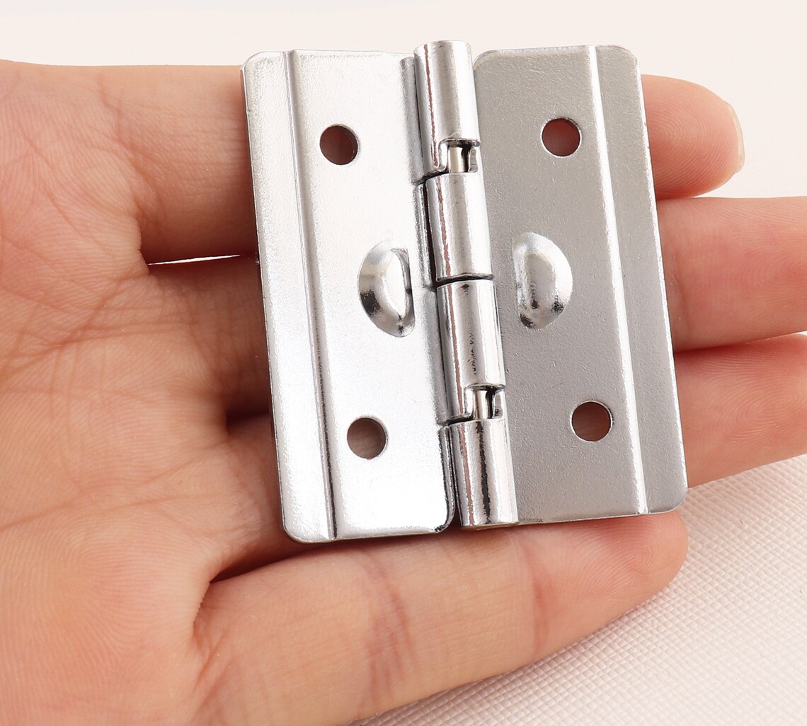 Silver Decorative Small Box Hinges metal Hinge Hinges for Etsy