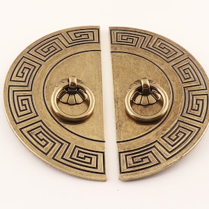 Vintage Style Cabinet Door Handles Pull,Bronze dresser pulls,13cm Pulls handles,Chinese vintage Courtly classical cabinet doors latch