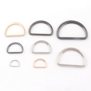 Silver,Pale gold,Gunmetal 15mm,20mm,25mm,30mm,35mm,38mm,45mm,50mm D-Rings for Dog/Pet Collars,webbing,strap,Bag Hardware