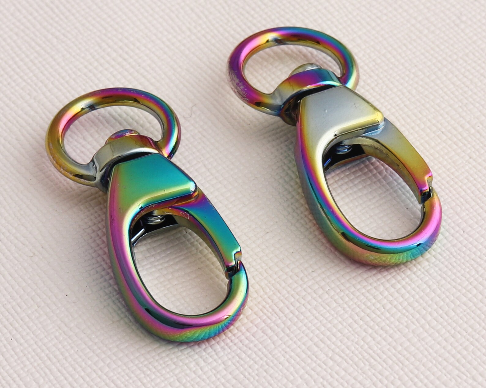 Rainbow Lobster Clasps Claw Claspsswivel Lobster Clasps39mm Etsy