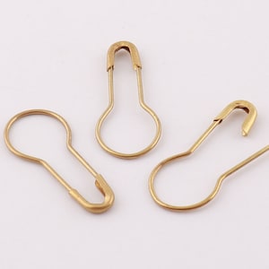 100pcs 22mm Gold Safety Pin,sewing Safety Pins,decorative pins ,Garment Pins,Kilt Pin,brooch pins,Locking Stitch Markers